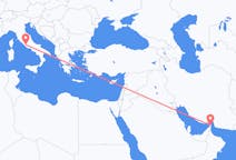 Flights from Khasab, Oman to Rome, Italy