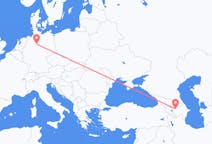 Flyg från Gəncə, Azerbajdzjan till Hannover, Tyskland