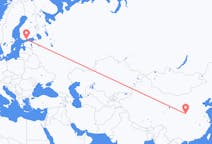 出发地 中国从西安出发目的地 芬兰赫尔辛基的航班
