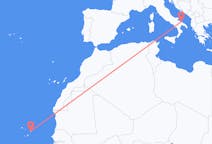 Flights from Boa Vista, Cape Verde to Bari, Italy