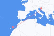 Flyg från Zadar, Kroatien till Ajuy, Spanien