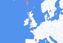 Flyrejser fra Lleida, Spanien til Sørvágur, Færøerne