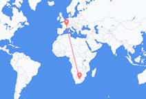 Vuelos de Kimberley, Cabo Norte, Sudáfrica a lyon, Francia