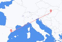 Flights from Reus to Budapest