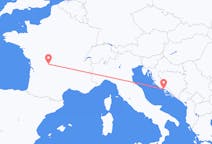 Рейсы из Лиможа (Франция) разделить (Хорватия)