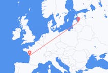 出发地 拉脱维亚出发地 里加目的地 法国拉罗歇尔的航班