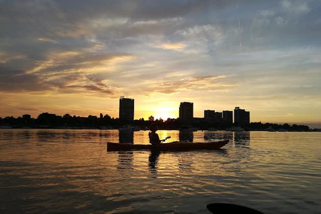 Belgrade sunset kayak tour