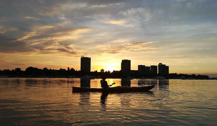 Belgrade sunset kayak tour