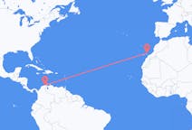 Flyreiser fra Riohacha, til Lanzarote