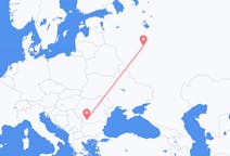 Flyreiser fra Moskva, Russland til Craiova, Romania