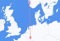Flyreiser fra Luxembourg by, Luxembourg til Stavanger, Norge