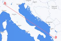 Flyreiser fra Ioánnina, Hellas til Milano, Italia