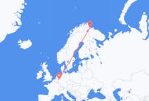 Vluchten van Duesseldorf naar Kirkenes