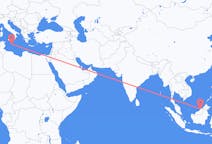 Flyreiser fra Miri, Malaysia til Malta, Malta