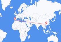 Flyg från Liuzhou, Kina till Sevilla, Kina