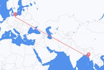Flights from Kyaukpyu, Myanmar (Burma) to Szczecin, Poland