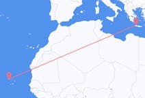 Flyg från São Vicente, Kap Verde till Chania, Grekland