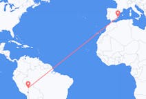 Flights from Puerto Maldonado, Peru to Alicante, Spain