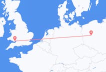 Vluchten van Cardiff, Wales naar Poznań, Polen