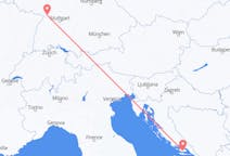Flights from Brač, Croatia to Karlsruhe, Germany