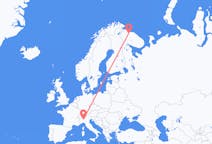 Flights from Murmansk, Russia to Milan, Italy