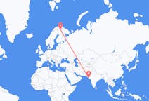 Flights from Jamnagar, India to Ivalo, Finland