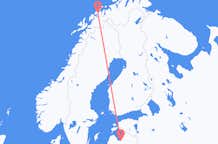 Flyreiser fra Tromsö, Norge til Riga, Latvia