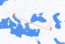 Flights from Sulaymaniyah, Iraq to Pula, Croatia