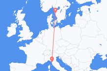 Flyg från Pisa, Italien till Göteborg, Sverige