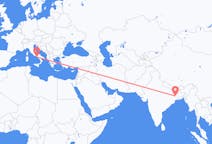 Loty z Durgapur w Indiach do Neapolu we Włoszech