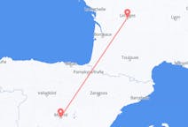Flyreiser fra Limoges, til Madrid