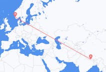 Flights from Kathmandu, Nepal to Stavanger, Norway