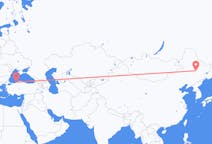 Flyg från Harbin, Kina till Zonguldak, Turkiet