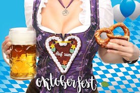 Oktoberfest Münchenin iltapöytävaraus suuressa olutteltassa