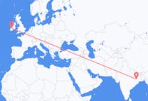 Flyreiser fra Ranchi, India til Shannon, Irland