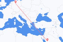 Flights from AlUla, Saudi Arabia to Hanover, Germany