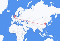 Flyreiser fra Nanjing, Kina til Eindhoven, Nederland