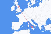 Vluchten van Leiden, Engeland naar Palermo, Italië