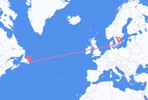 Flyreiser fra St. John s, Canada til Ronneby, Sverige