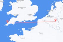 Flights from Liège, Belgium to Newquay, the United Kingdom