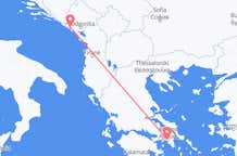 Flyrejser fra Athen til Tivat