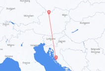 Flights from Zadar in Croatia to Linz in Austria