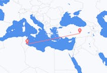 Flüge von Djerba, Tunesien nach Malatya, die Türkei