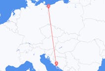Flights from Brač, Croatia to Szczecin, Poland