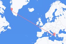 Flyreiser fra Kefalonia, Hellas til Nuuk, Grønland