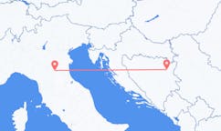 Flyg från Tuzla, Bosnien och Hercegovina till Bologna, Italien