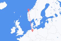 ノルウェーのから オーレスン、ドイツのへ ハノーファーフライト