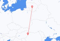 Flyreiser fra Kaunas, Litauen til Oradea, Romania