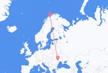 Loty z Kiszyniów, Mołdawia do Sørkjosen, Norwegia