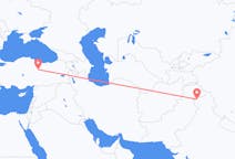 Flyreiser fra Srinagar, India til Sivas, Tyrkia